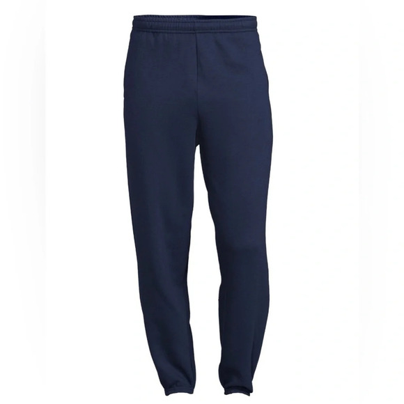 Athletic Works Men's Fleece Elastic Bottom Sweatpants - Picture 1 of 4